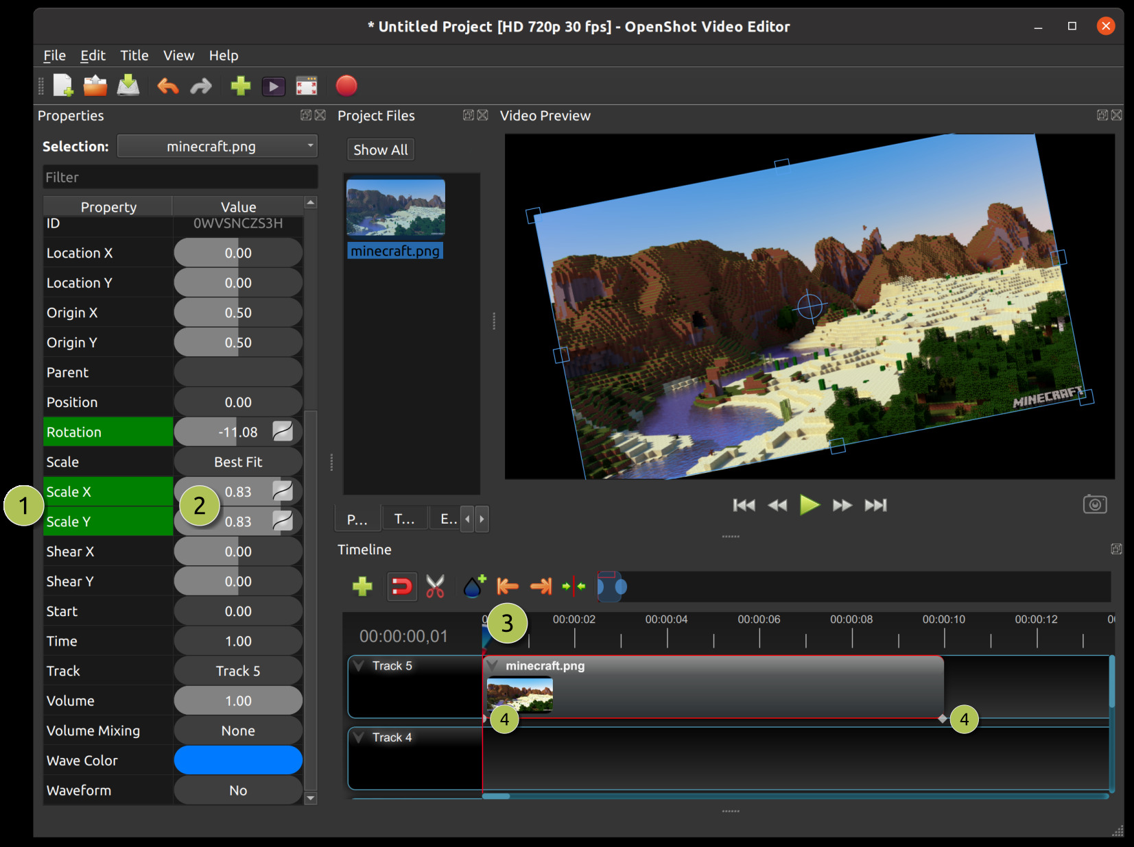 Animation — OpenShot Video Editor  documentation