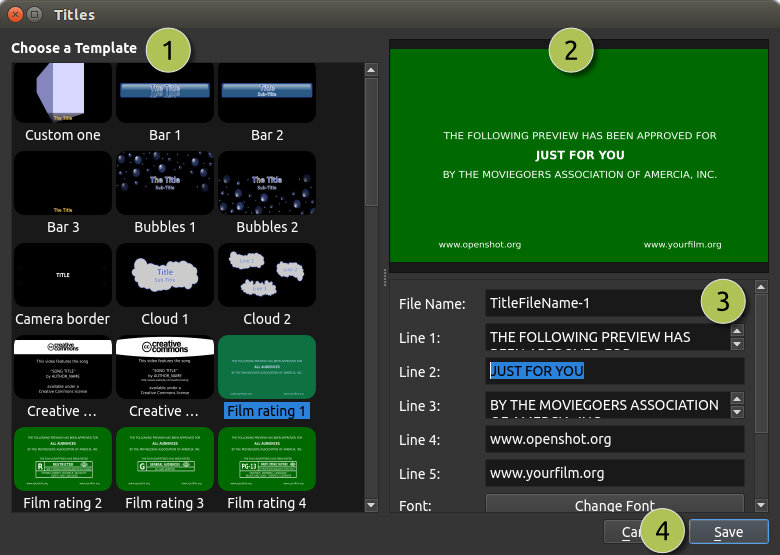 subtitles in openshot video editor